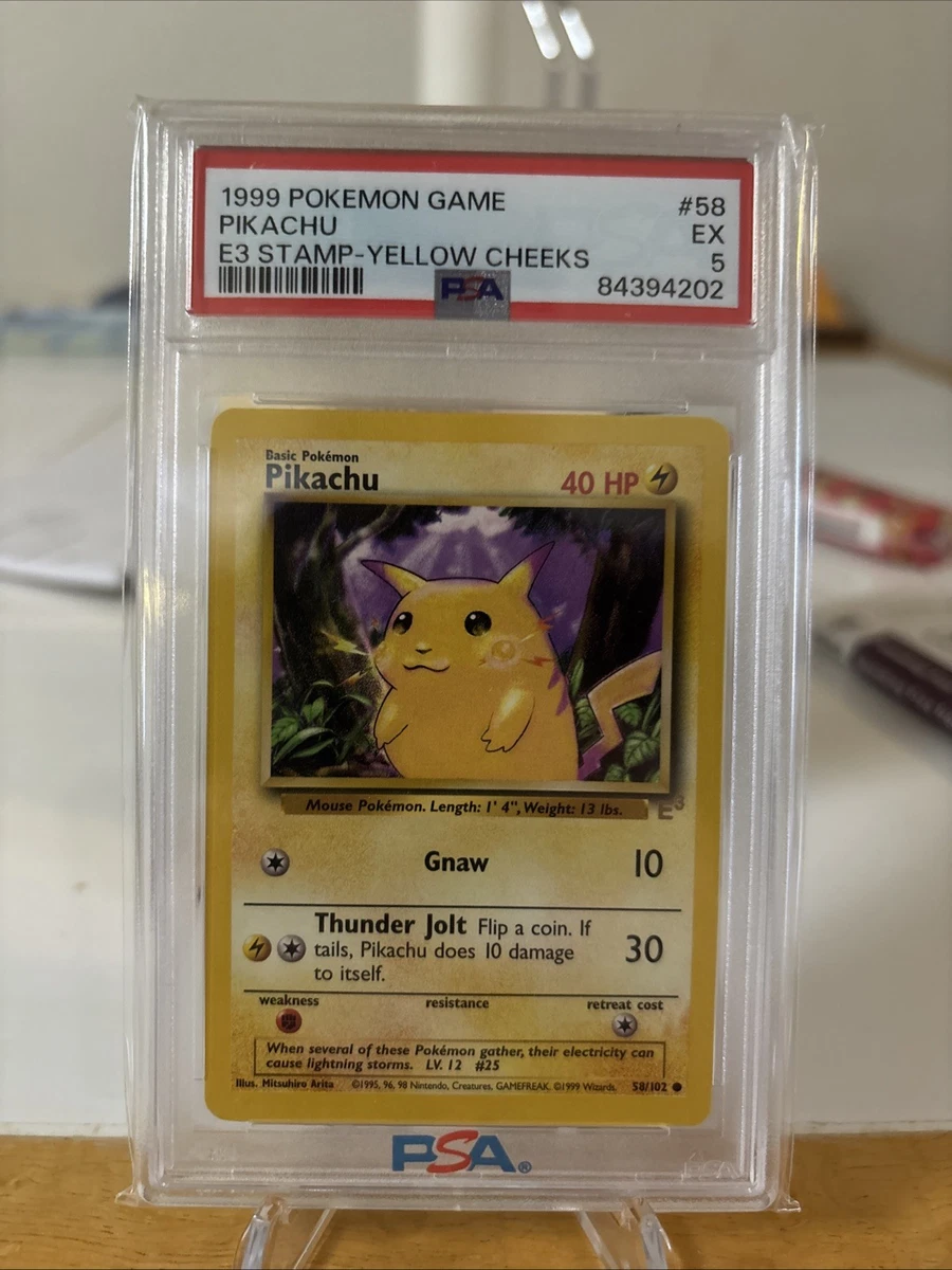 pikachu pokemon card base set - (58/102) If heads Pokmon Pikachu Base Set Cards