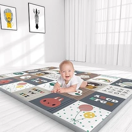 YOOVEE FOLDABLE BABY PLAY MAT FOR CRAWLING EXTRA LARGE PLAY MAT FOR BABY
Opens in a new window or ta