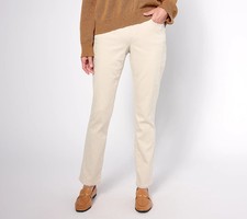 Belle by Kim Gravel Women's Pants Sz 10 Tall TripleLuxe Twill Forward Seam Jean