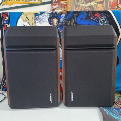 Bose 201 Series IV Reflecting Speakers Pair Cherry Finish Tested/Working