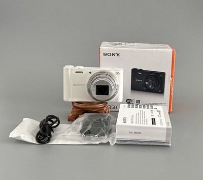 Sony DSC-WX350 Cyber Shot Weiß Digitalkamera 18,2 Mega Pixels. Top Zustand.  