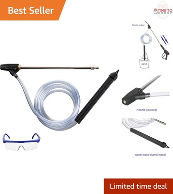 #ad Pressure Washer Sandblasting Kit Wet Attachments 2500 PSI 1 4 Inch Quick Connect $39.97