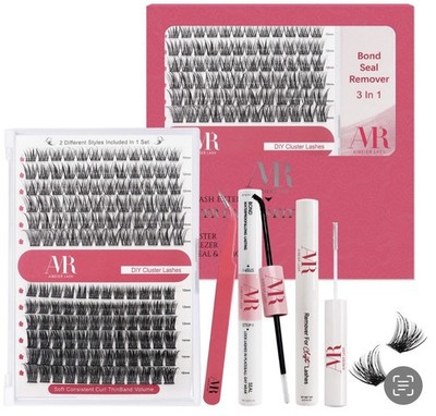 Lash Clusters Kit REAL Fluff Cluster Eyelash Extensions 10-18mm Realistic Lashes