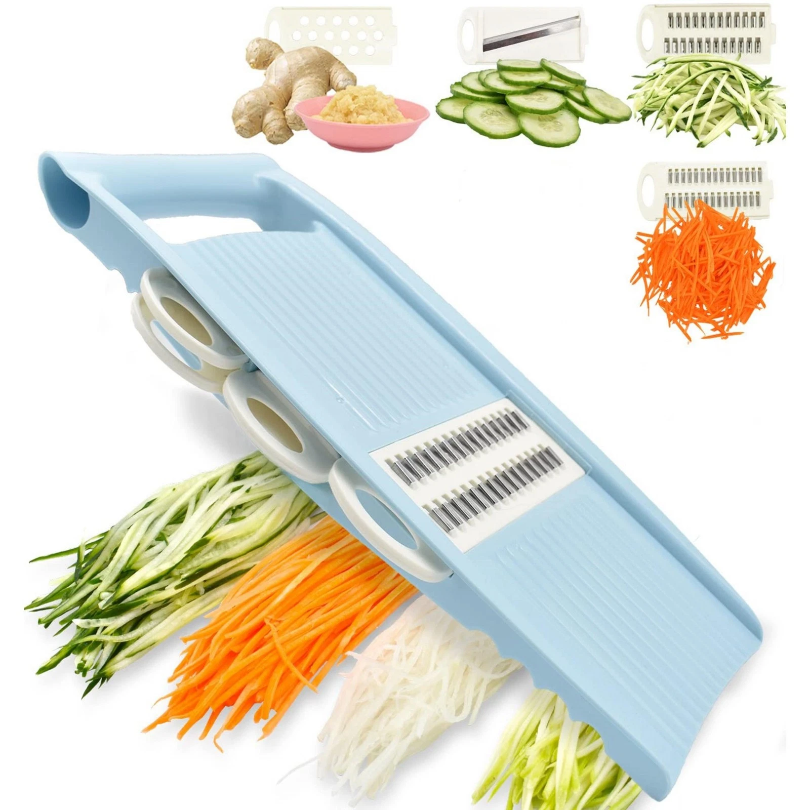5in1 Vegetable Slicer Fruit Cutter Manual Grater Chopper Potato Dicer Tool