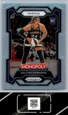2024 Panini Prizm Monopoly WNBA #13 Aaliyah Edwards Silver Prizms