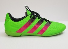 Adidas ACE 16.3 FG/AG J Solar Green Pink Football Boots Soccer Cleats US Size 5
