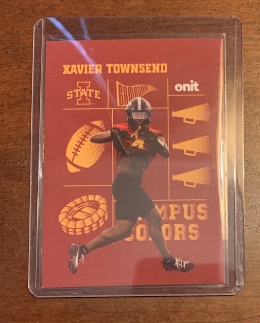 2025 ONIT Athlete Iowa State Cyclones Campus Colors Red Xavier Townsend #CC-4