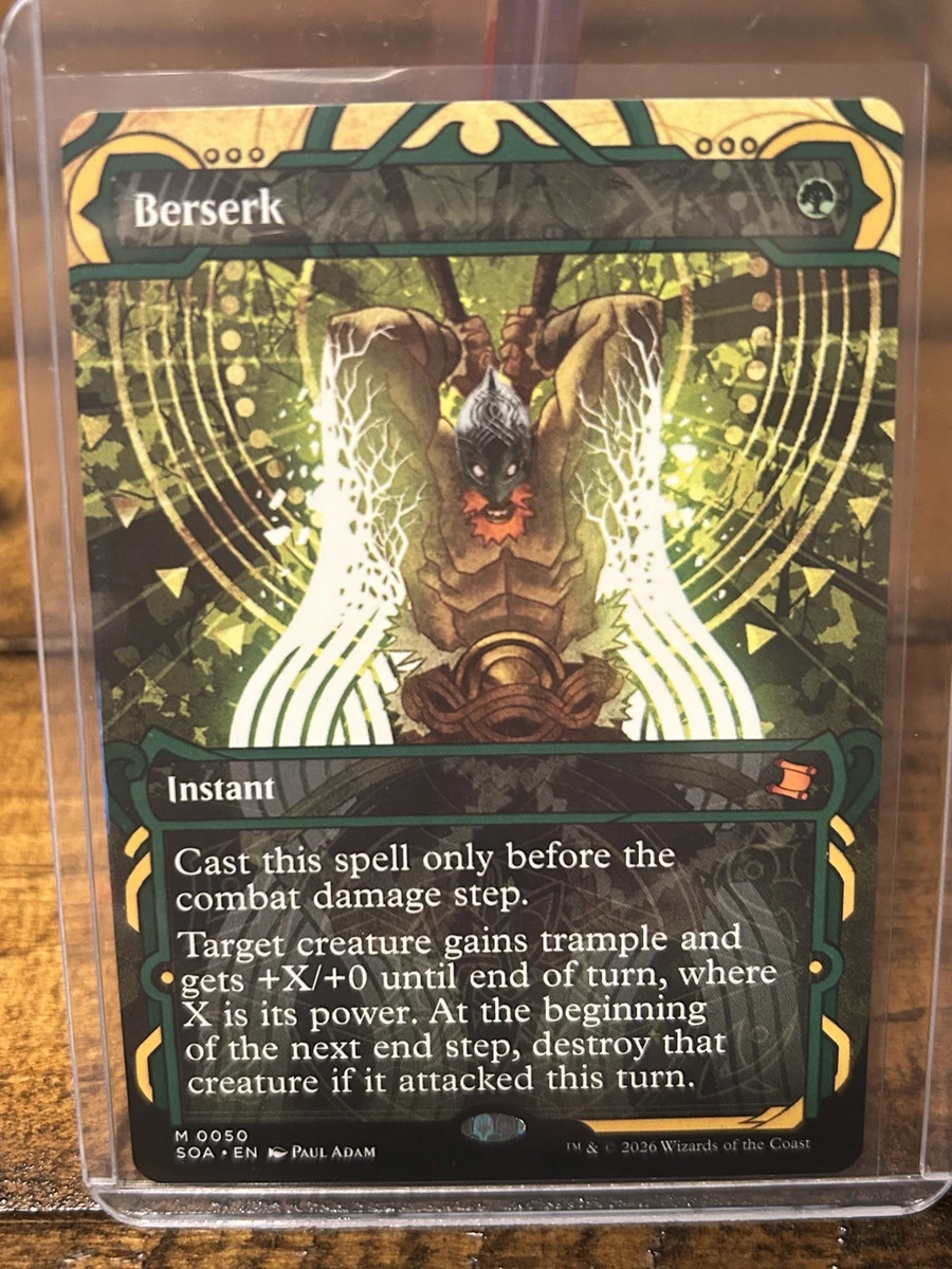 Magic: The Gathering Trading Card Games Individual Berserk Instant