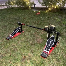 DW 5000 Double Bass Kick Drum Pedal Single Chains USA model Working Condition