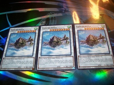 3x Cloudcastle 1st Edition Common L26D-ENX38 Yu-Gi-Oh!