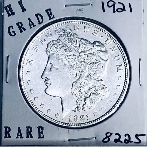1921 MORGAN SILVER DOLLAR HI GRADE GENUINE U.S. MINT RARE COIN 8225