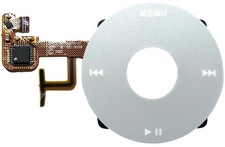 Gray Click Wheel Flex for iPod Classic Video 5th 5.5 gen 30gb 60gb 80