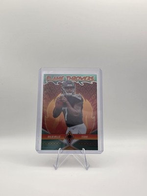 2022 Panini Phoenix MALIK WILLIS Flame Throwers Teal Prizm 95/150 FT-29 RC