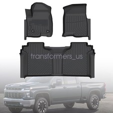 Tpe Floor Mats Liners For 2019-2025 Silveradosierra 150025003500 Hd Crew Cab Tpe Floor Mats Liners For 2019-2025 Silveradosierra 150025003500 Hd Crew Cab