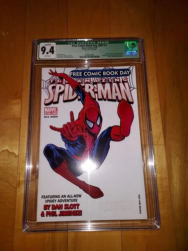 Amazing Spider-Man: FCBD #1 (2007) 💥 CGC 9.4 NM-💥 1st Jackpot & Mr. Negative