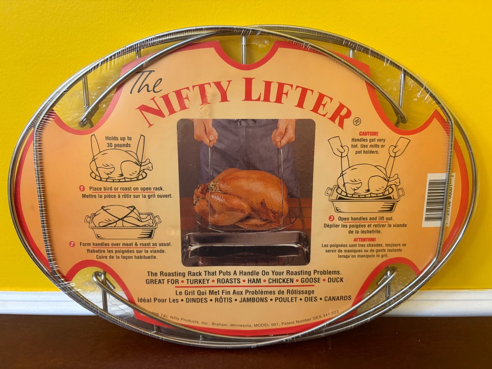 New 1996 The Nifty Lifter Handled Roasting Rack T&L Nifty Products Up To 30Lbs
Opens in a new window