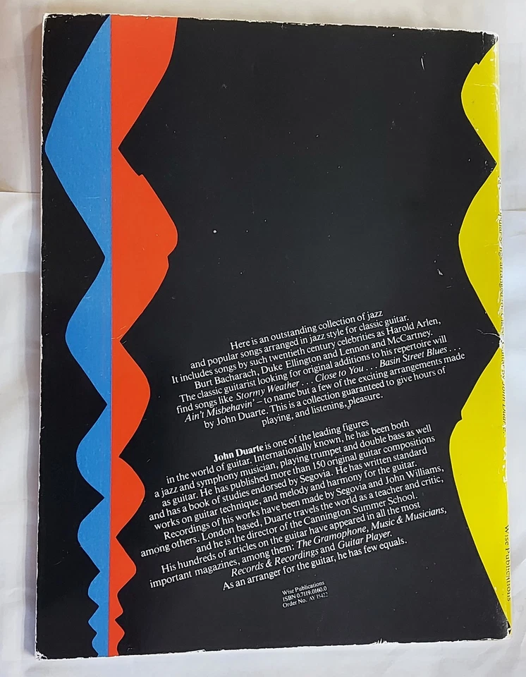 Jazz & Popular Songs Arranged for Classic Guitar - John Duarte - Image 2 of 3