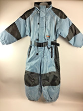 Schneeanzug Skianzug Kinder 116 durchgehend blau
