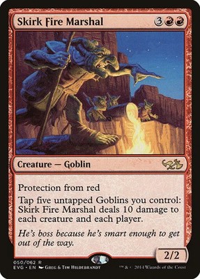 Skirk Fire Marshal Duel Decks Anthology: Elves vs. Goblins MP MTG