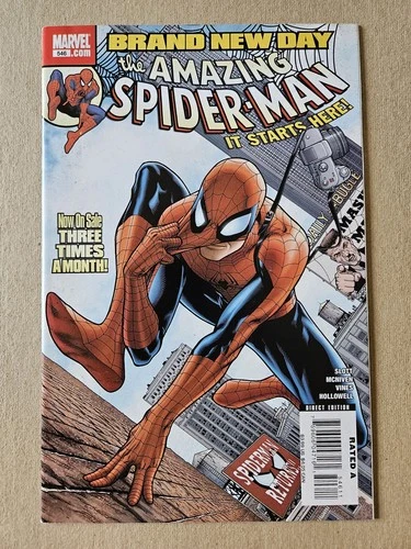 The Amazing Spider-Man #546 McNiven Cover/Art (Marvel Comics 2008)*Nm* 