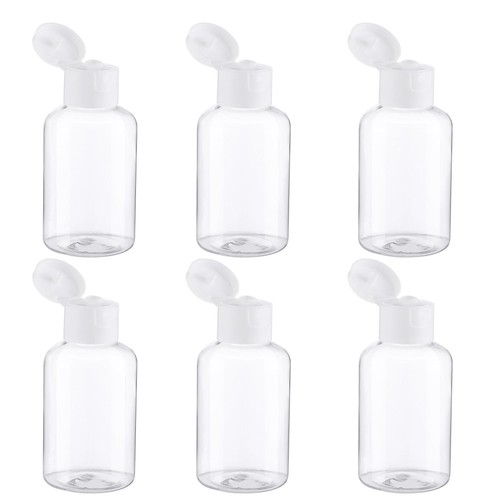 Contenedores de cosméticos recargables a prueba de fugas de plástico de viaje de 6 piezas - Imagen 10 de 12