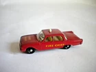 Lesney Matchbox No59 Ford Fairlane Fire Chief car 1960s