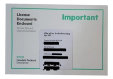 HPE VMw vCntr Srv Fnd-STD Upgrade 5yr SW New BD520A