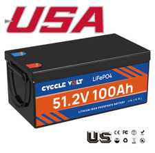 48v 100ah Lithium Golf Cart Battery Lifepo4 Deep Cycle 