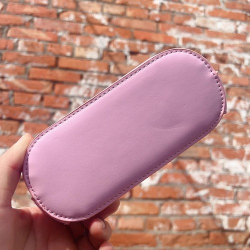New 2024 China Starbucks Pink Sakura PU Knitted Mini Handbag Phone Bag - Picture 5 of 6