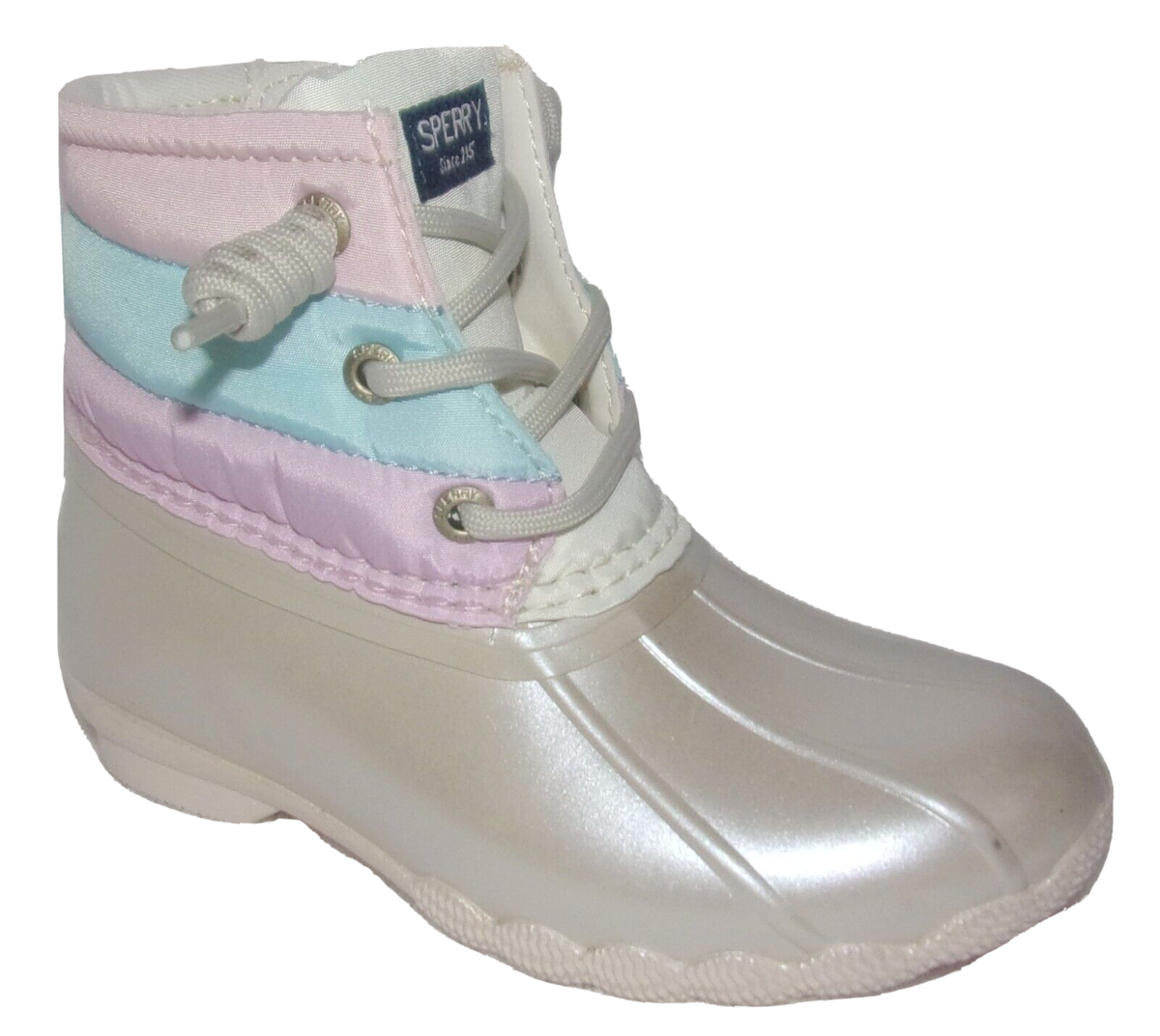 New SPERRY TOP-SIDER Saltwater Pastel Multi Toddler Boots  display picture 1