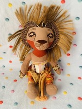 THE LION KING Disney Simba Plush Doll Broadway Musical Original Costume Design