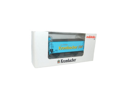 Märklin Krombacher blau mit Bremserhaus  passt zu  Faller  H0