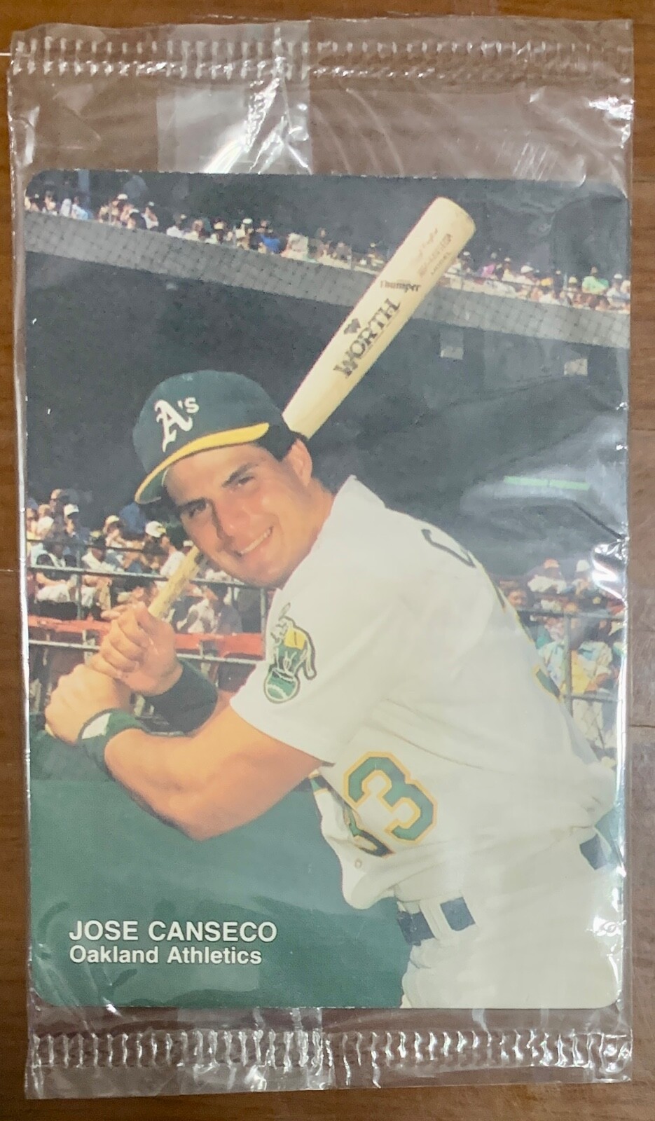 1990 Mothers Cookies Jose Canseco #3 of 4 Original Sealed Oakland Athletics ⚾️