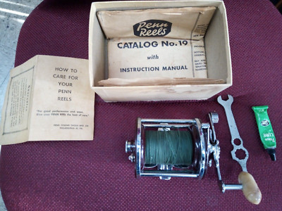 Penn 25 Monofil Vintage in the original box  NO CRACKS! USED!!!