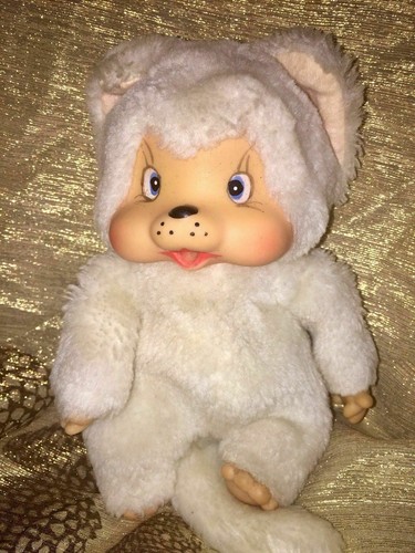 MONCHHICHI Friend Kitten NYAMY Monchichi Cat *Rarity* *w038* - Picture 4 of 6