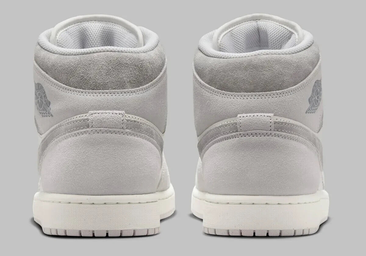 Nike Air Jordan 1 Mid SE Shoes 'Neutral Grey Sail' FQ7720 Nike Air Jordan 1 Mid SE Shoes 'Neutral Grey Sail' FQ7720