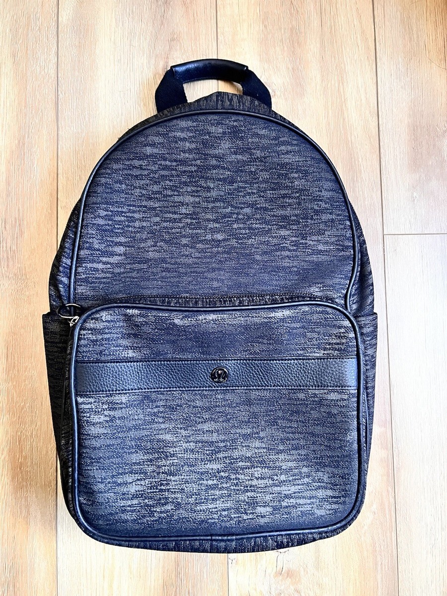 Lululemon Now And Always Backpack 18L Aqueous Ikat Jacquard Black Highlander