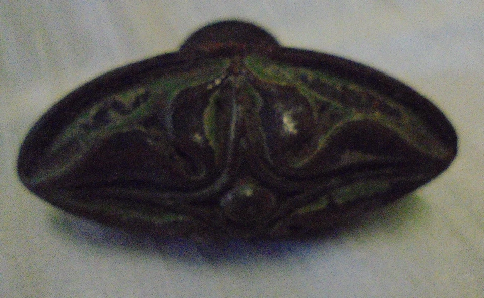 Ancienne poignée  de porte fonte ouvragée XIXème  - Photo 2/4