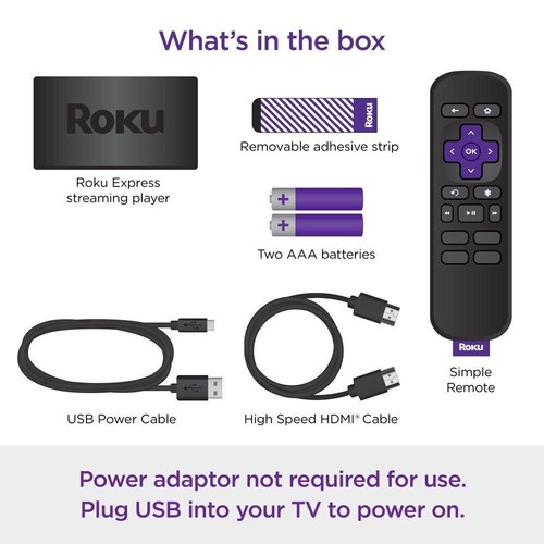 AUTHENTIC! ROKU EXPRESS HD Streaming 3960RW Powerful & Portable BRAND NEW!!!! - Picture 5 of 18