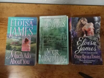 Lot 3 Eloisa James PB bks-Once Upon Tower,Your Wicked Ways,Much Ado About You
