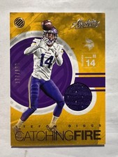 2016 Absolute Catching Fire Jerseys #14 Stefon Diggs #'d 177/199 Vikings 