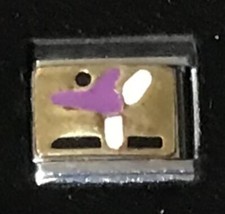 Balance Beam Gymnastics Wholesale Italian Charm Enamel Link 9MM K16