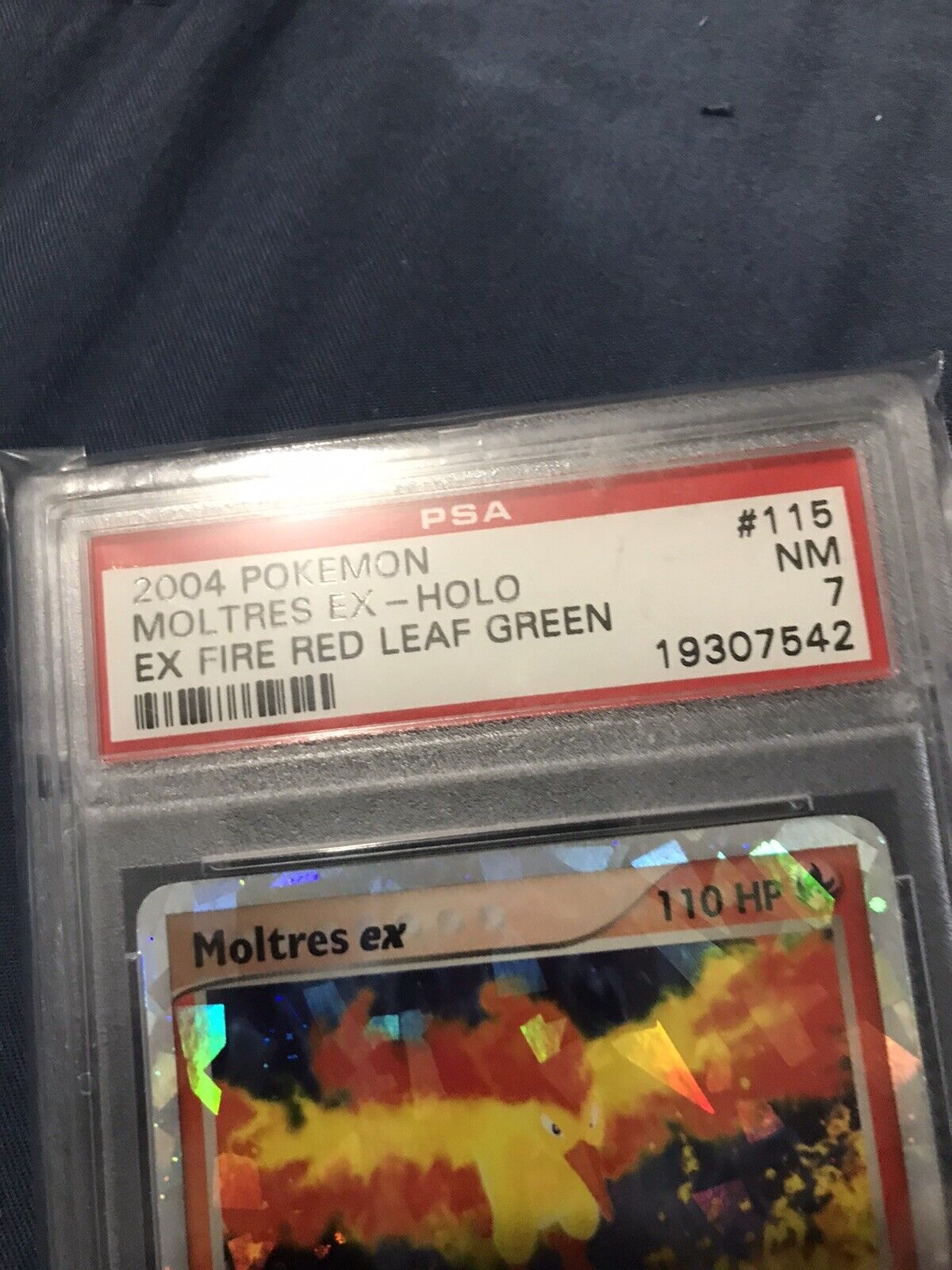 Mavin  Moltres EX 115/112 Fire Red Leaf Green Set Holo WOTC Pokemon Card  TCG NM