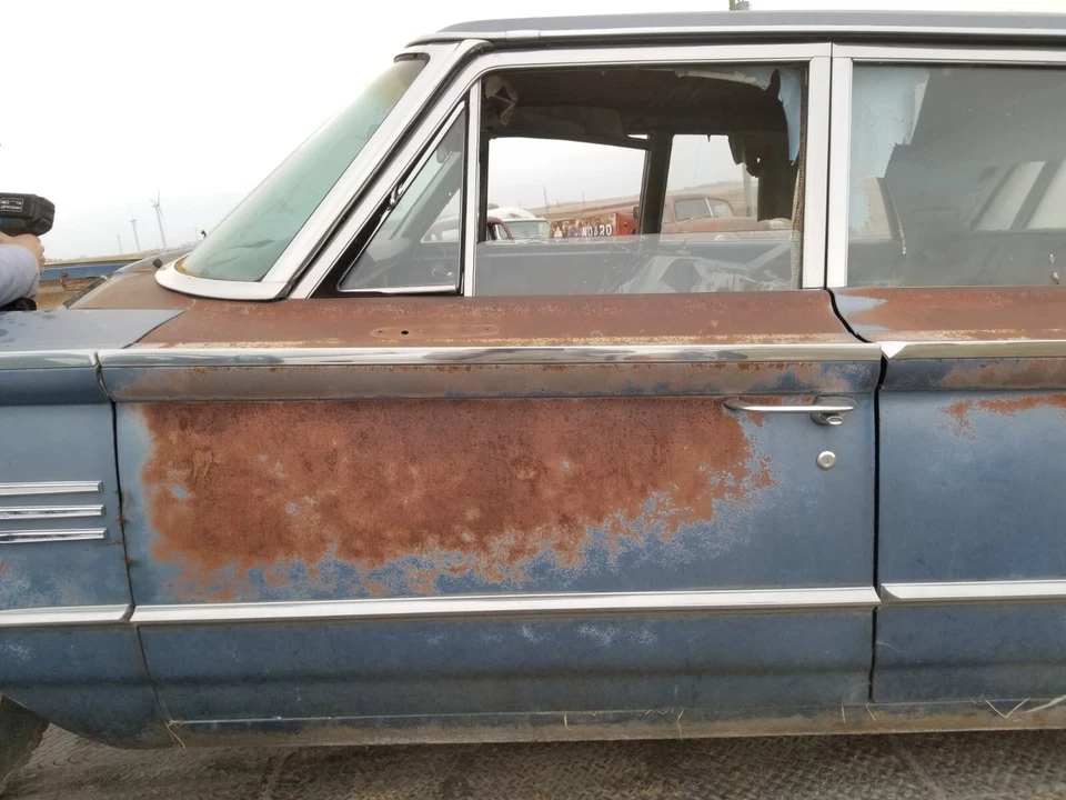 Conjunto de conductor de ventana de ala 64 1964 Mercury Montclair Monterey Marauder Parklane 63 Foto 2 de 4