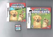 Nintendo DS Paws And Claws Dogs And Cats Best Friends Video Game CIB