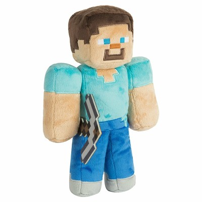 Official Jinx Minecraft Steve 12 Plush Toy Ebay - roblox plush ebay