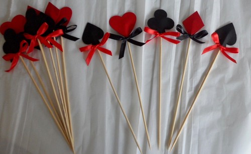 ,Alice in Wonderland Cupcake Toppers, Food Picks, Cake pops and decor 12 - Picture 4 of 10