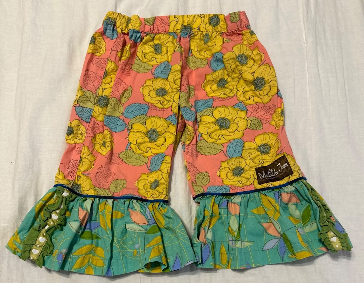 Matilda Jane Pink Petal Ruffle Capris It's A Wonderful Parade