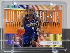 Chris Webber 2019-20 Panini Illusions Living Legends Orange #3 Sacramento Kings