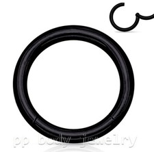 Hinged Seamless Segment Ring Cartilage Nose Hoop Labret Earring Septum